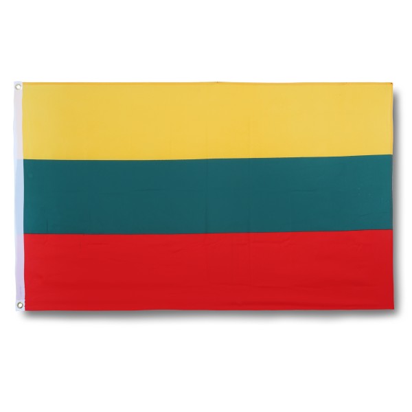 Sonia Originelli Litauen Lithuania Fahne Flagge 90 x 150 cm Fanartikel Hissfahne Ösen WM EM