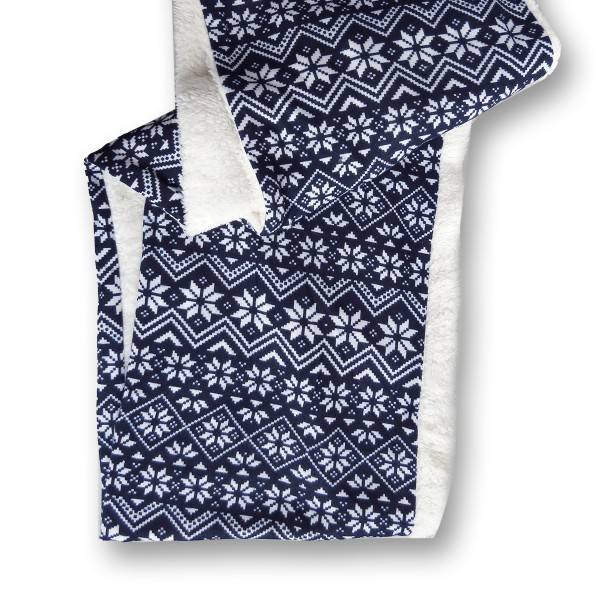 Sonia Originelli Loop "Flower" Schal Kuschelfell Polyester Winter