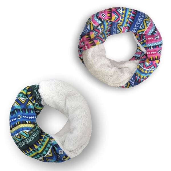 Sonia Originelli Loop "Retro" Schal Kuschelfell Polyester Winter