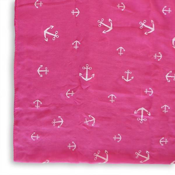 Sonia Originelli Loop Schal "Anker" Maritim Reliefdruck Sommer