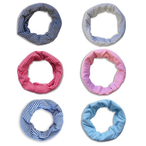 Sonia Originelli Loop Schal "Maritim" Gestreift Streifen Sommer Mundschutz Atemschutz