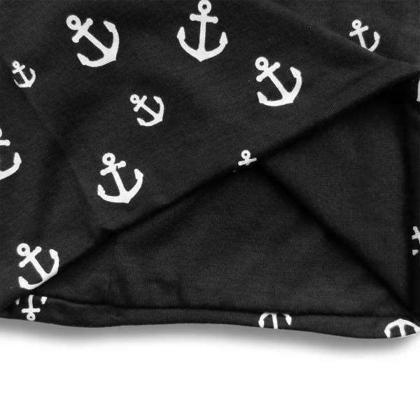 Sonia Originelli Loop Schal "Mini Anker" Maritim Allover Print Sommer Mundschutz Atemschutz