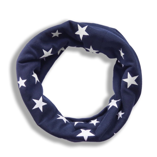 Sonia Originelli Loop Schal "Mini Sterne" Allover Print Sommer Mundschutz Atemschutz