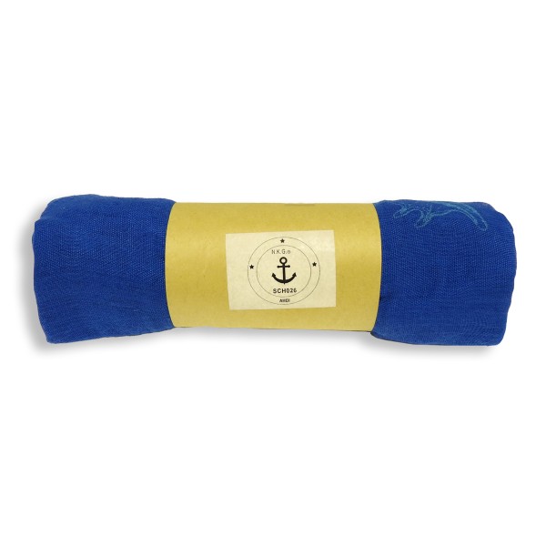 Sonia Originelli Loop Schal "Muschel" Maritim Reliefdruck Sommer