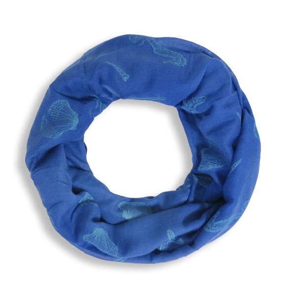 Sonia Originelli Loop Schal "Muschel" Maritim Reliefdruck Sommer Sonia Originelli Loop Schal "Muschel" Maritim Reliefdruck Sommer