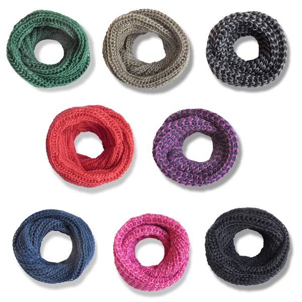 Sonia Originelli Loop Schal Polyacryl Ringel Winter Soft