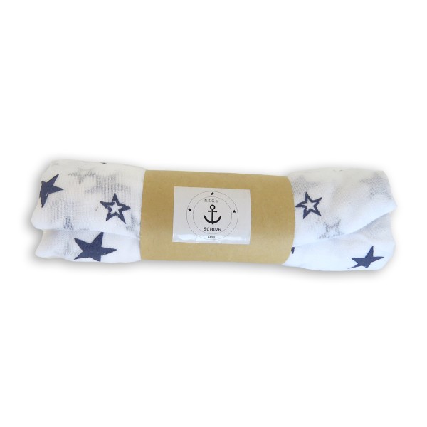 Sonia Originelli Loop Schal "Sterne" Reliefdruck Stars Sommer