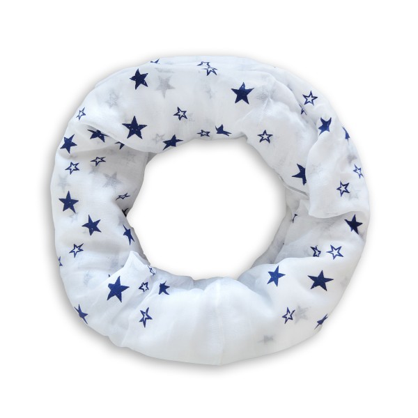 Sonia Originelli Loop Schal "Sterne" Reliefdruck Stars Sommer Sonia Originelli Loop Schal "Sterne" Reliefdruck Stars Sommer