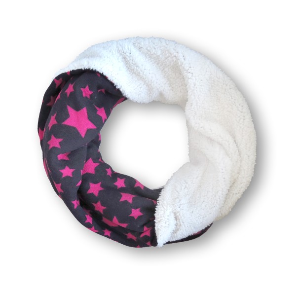 Sonia Originelli Loop "Stern" Schal Kuschelfell Polyester Winter Sonia Originelli Loop "Stern" Schal Kuschelfell Polyester Winter