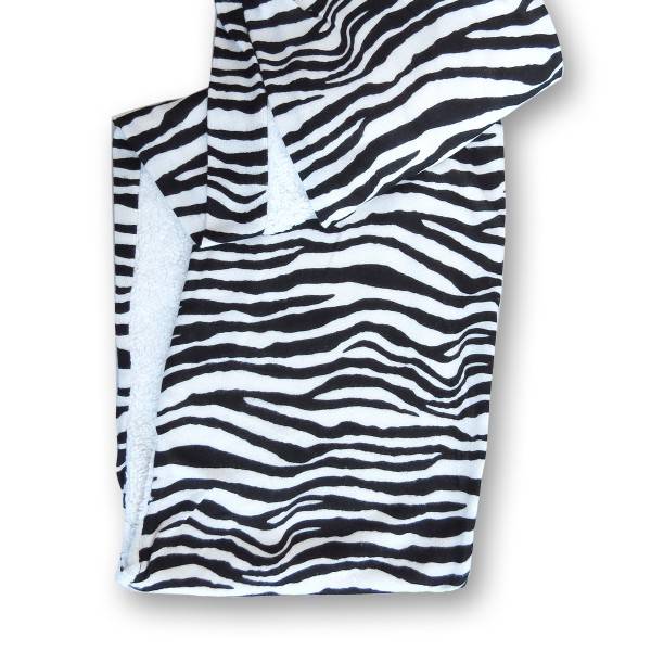 Sonia Originelli Loop "Zebra" Schal Kuschelfell Polyester Winter
