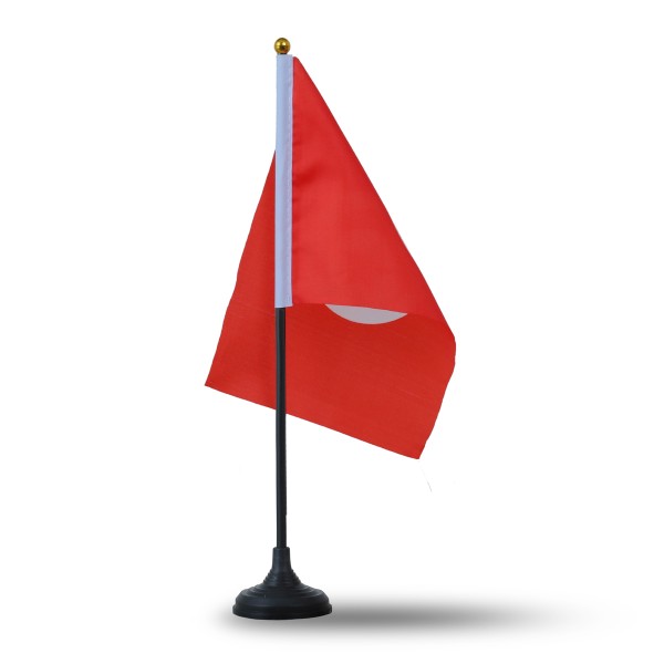 Sonia Originelli Mini Handfahnen Mit Tischständer Fuß 10 Stück Set "Tunesien" Tunisia EM WM Flggen Fanartikel