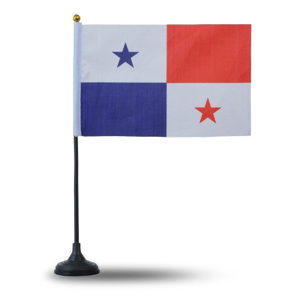 Sonia Originelli Mini Handfahnen Mit Tischständer Fuß 10 Stück Set "Panama" EM WM Flaggen Fanartikel