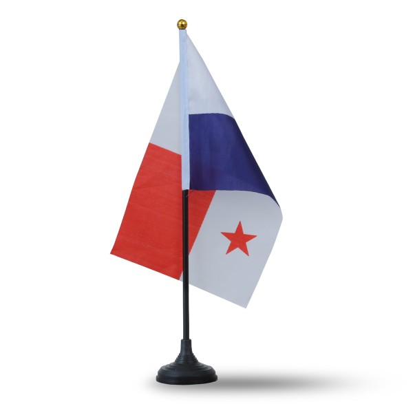 Sonia Originelli Mini Handfahnen Mit Tischständer Fuß 10 Stück Set "Panama" EM WM Flaggen Fanartikel