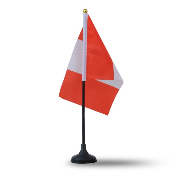 Sonia Originelli Mini Handfahnen Mit Tischständer Fuß 10 Stück Set "Peru" EM WM Flaggen Fanartikel