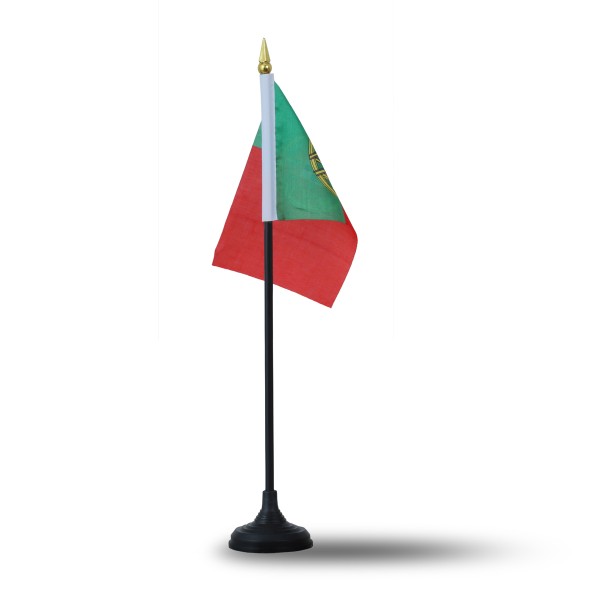 Sonia Originelli Mini Handfahnen Mit Tischständer Fuß 10 Stück Set "Portugal" EM WM Flaggen Fanartikel