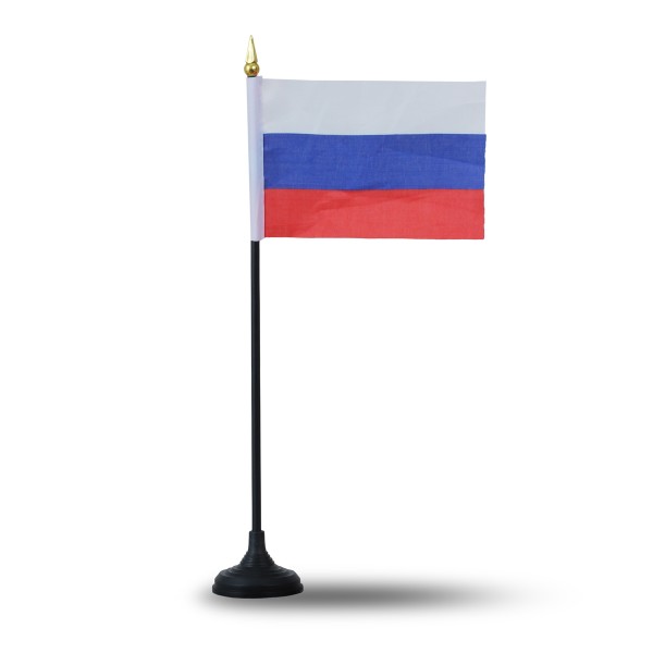 Sonia Originelli Mini Handfahnen Mit Tischständer Fuß 10 Stück Set "Russland" Russia EM WM Flaggen Fanartikel