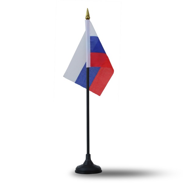 Sonia Originelli Mini Handfahnen Mit Tischständer Fuß 10 Stück Set "Russland" Russia EM WM Flaggen Fanartikel