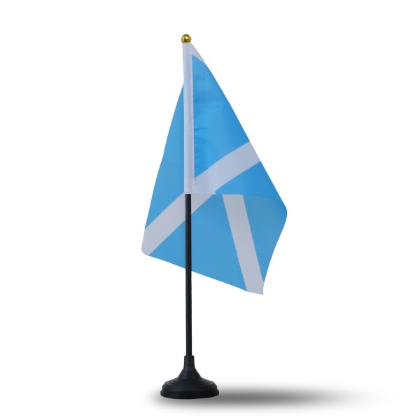 Sonia Originelli Mini Handfahnen Mit Tischständer Fuß 10 Stück Set "Schottland" Scotland EM WM Flaggen Fanartikel