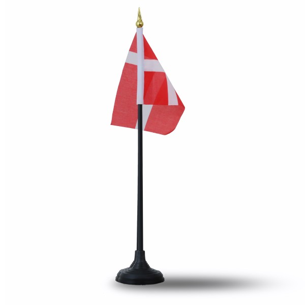 Sonia Originelli Mini Handfahnen Mit Tischständer Fuß 10 Stück Set "Dänemark" Denmark EM WM Flaggen Fanartikel