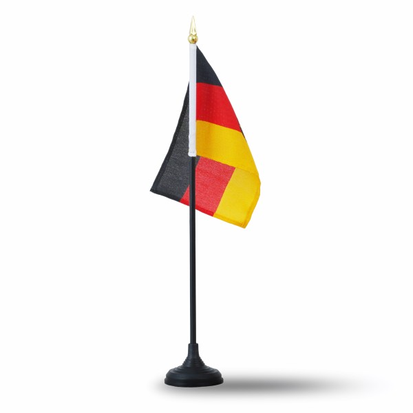 Sonia Originelli Mini Handfahnen Mit Tischständer Fuß 10 Stück Set "DDR" Ostdeutschland EM WM Flaggen Fanartikel