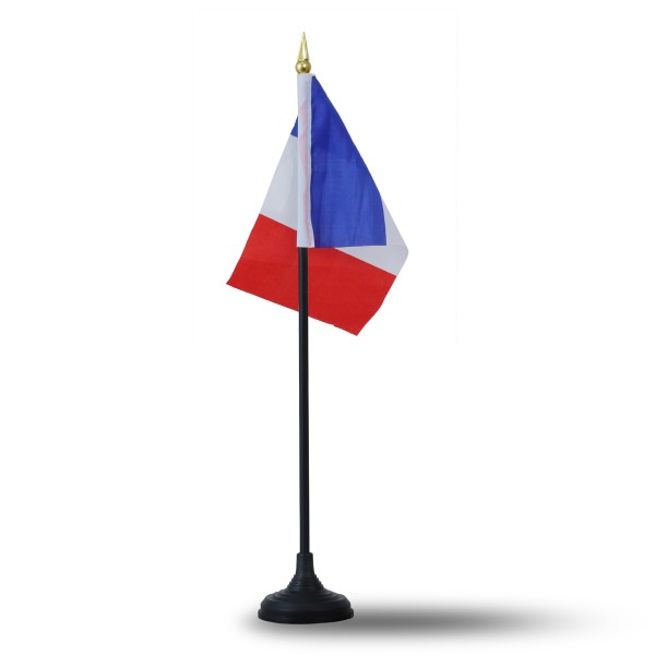 Sonia Originelli Mini Handfahnen Mit Tischständer Fuß 10 Stück Set "Frankreich" France EM WM Flaggen Fanartikel