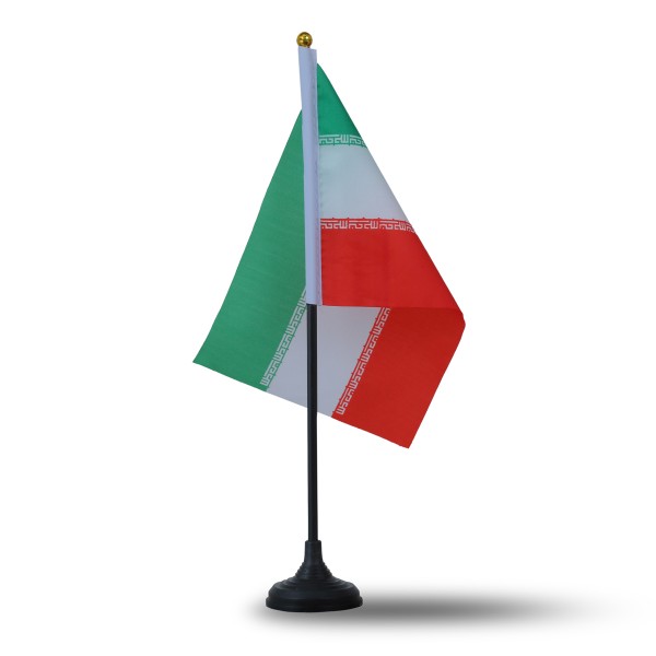 Sonia Originelli Mini Handfahnen Mit Tischständer Fuß 10 Stück Set "Iran" EM WM Flaggen Fanartikel