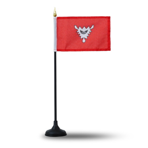 Sonia Originelli Mini Handfahnen Mit Tischständer Fuß 10 Stück Set "Kiel" EM WM Flaggen Fanartikel