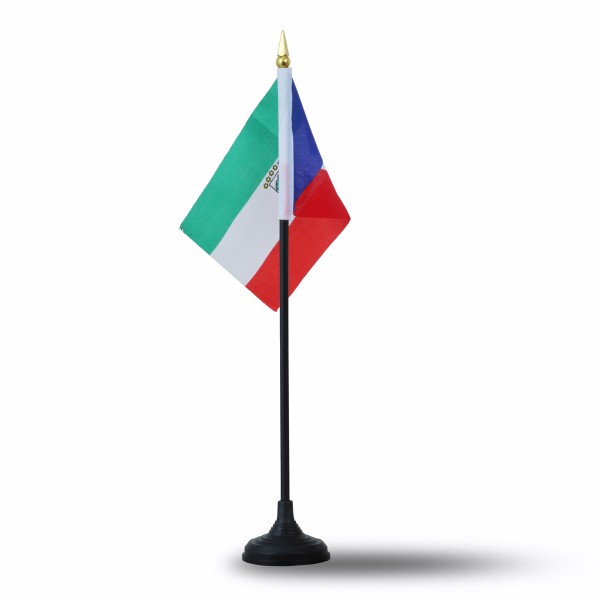 Sonia Originelli Mini Handfahnen Mit Tischständer Fuß 10 Stück Set "Äquatorial Guinea" EM WM Flaggen Fanartikel