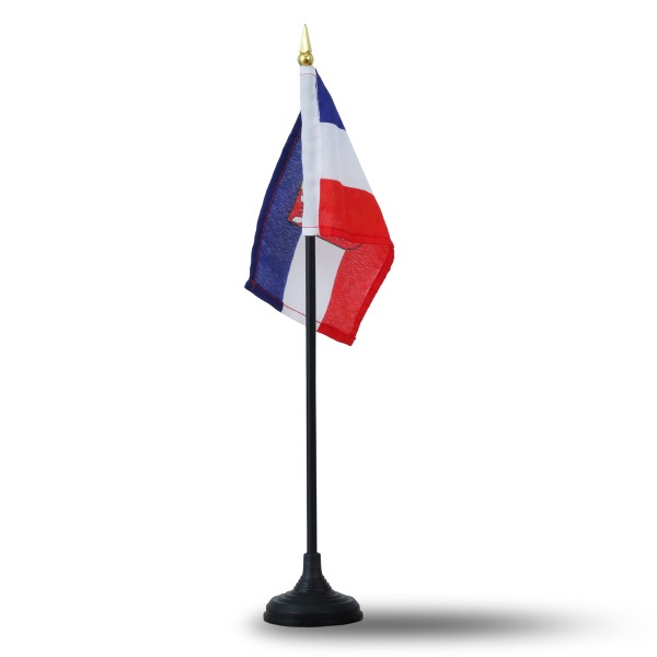 Sonia Originelli Mini Handfahnen Mit Tischständer Fuß 10 Stück Set "Schleswig-Holstein" EM WM Flaggen Fanartikel