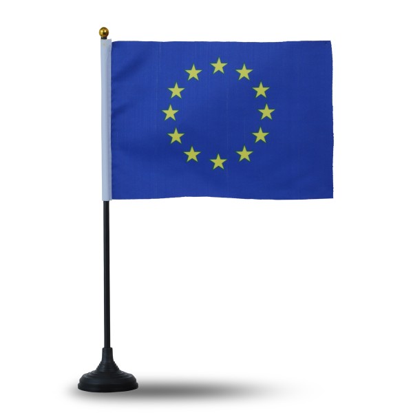 Sonia Originelli Mini Handfahnen Mit Tischständer Fuß 10 Stück Set "Europa" Europe EM WM Flaggen Fanartikel