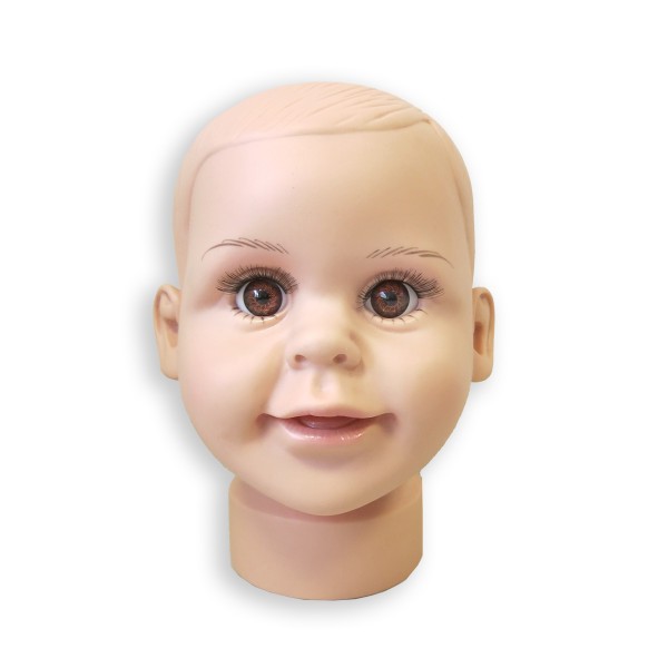 Sonia Originelli Modellkopf "Baby" Display Gesicht Mütze Aussteller