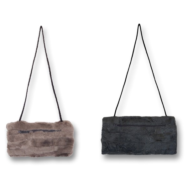 Sonia Originelli Muff Schaffell Handwärmer Portemonnaie Kuschelig Warm