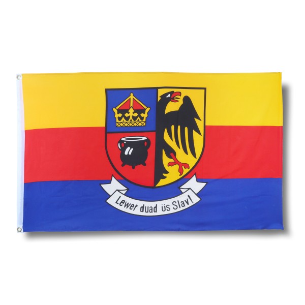 Sonia Originelli Nordfriesland Fahne Flagge 90 x 150 cm Fanartikel Hissfahne Ösen WM EM