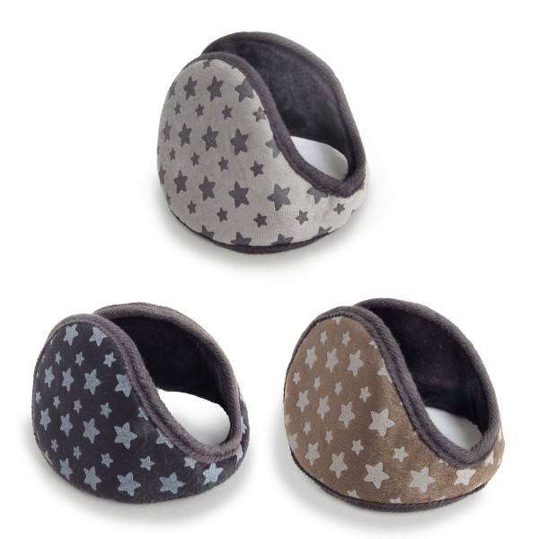 Sonia Originelli Ohrenwärmer "Sterne" Ohrenschützer Teddyfell Earmuffs Unisex