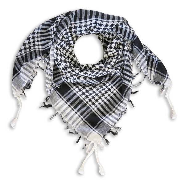 Sonia Originelli Pali Tuch Kariert Fransen Halstuch Baumwolle