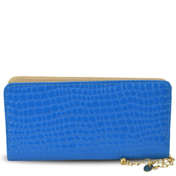 Sonia Originelli Portemonnaie Clutch Lackoptik glänzend