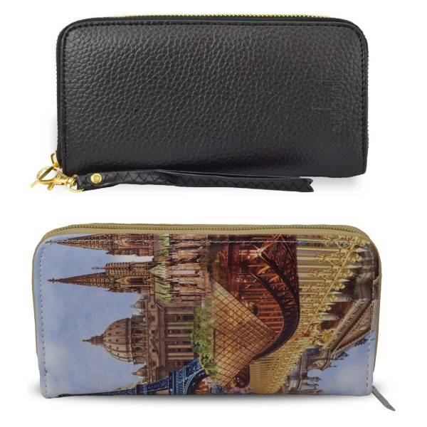 Sonia Originelli Portemonnaie Collage Damen Geldbörse Städte Motiv