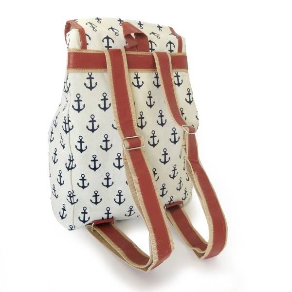 Sonia Originelli Rucksack Anker Maritim Bagpack Kleine Ankersymbole