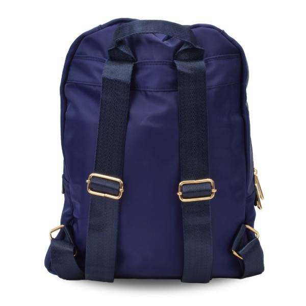 Sonia Originelli Rucksack Unifarben Anker Symbol Hochwertige Verarbeitung Laptop Fach