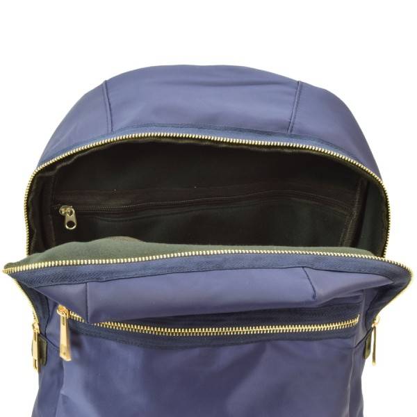 Sonia Originelli Rucksack Unifarben Anker Symbol Hochwertige Verarbeitung Laptop Fach