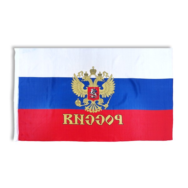 Sonia Originelli Russland Russia Wappen Fahne Flagge 90 x 150 cm Fanartikel Hissfahne WM EM
