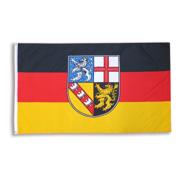 Sonia Originelli Saarland Fahne Flagge 90 X 150 Cm Fanartikel Hissfahne WM EM