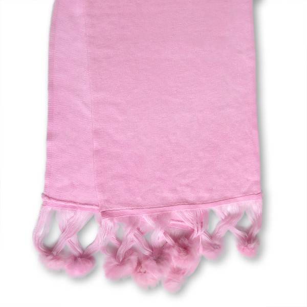 Sonia Originelli Schal Angora Viskose Bommel Winter Soft