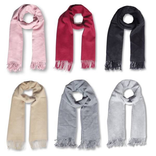 Sonia Originelli Schal Classic Unisex XXL Mit Fransen Wollmischung