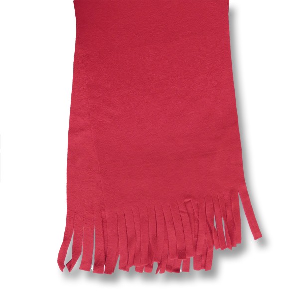 Sonia Originelli Schal Fleece Fransen Winter Einfarbig