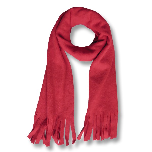 Sonia Originelli Schal Fleece Fransen Winter einfarbig