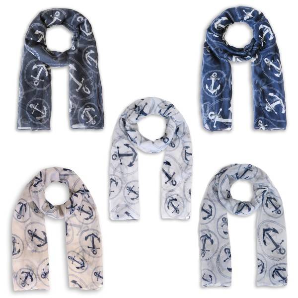 Sonia Originelli Schal Langschal "Anker Im Seil" Sommer
