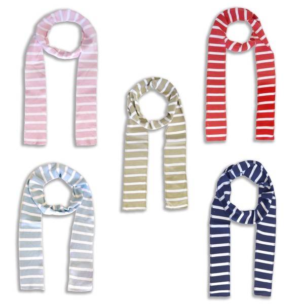 Sonia Originelli Schal Langschal Streifen Maritim Baumwolle