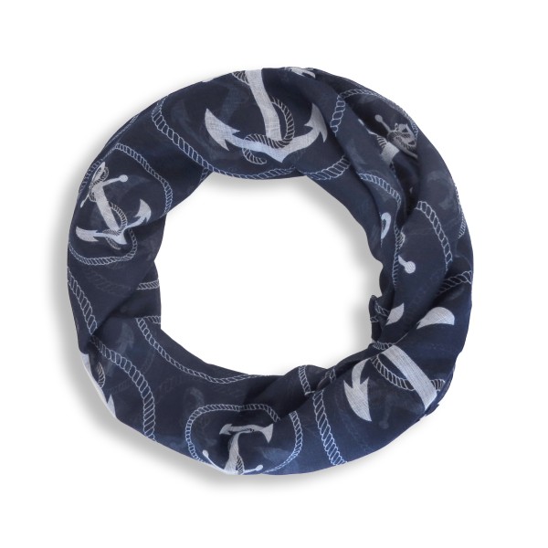 Sonia Originelli Schal Loop "Anker im Seil" Rundschal Sommer