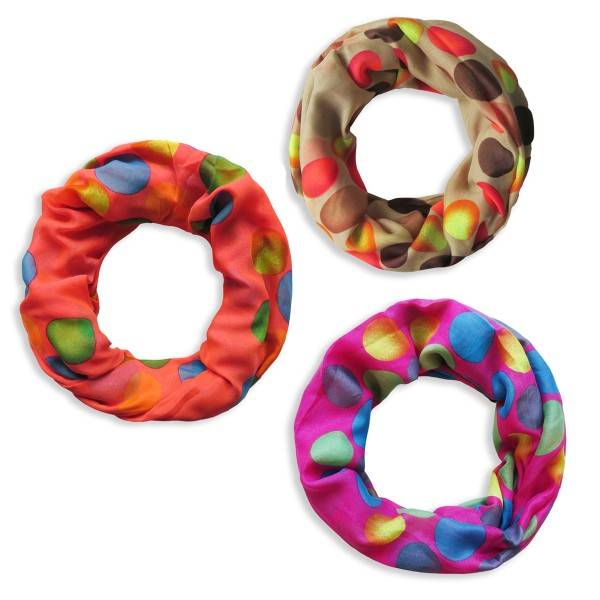 Sonia Originelli Schal Loop "Kugeln" Rundschal Sommer